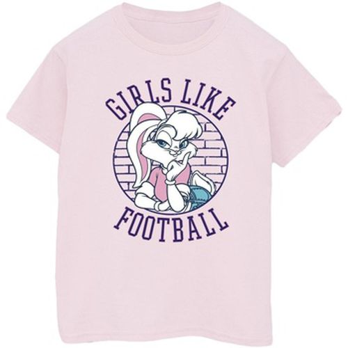 T-shirt Girls Like Football - Dessins Animés - Modalova