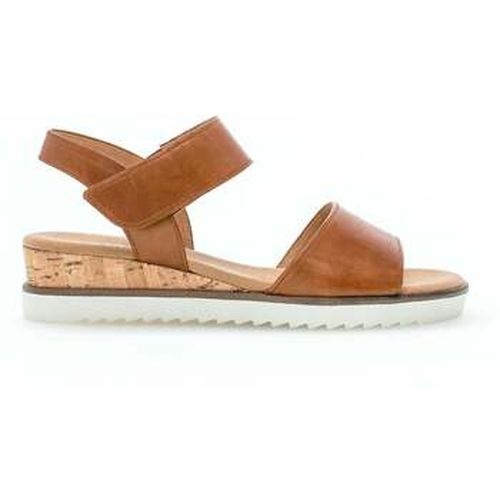 Sandales Sandale en cuir lisse à talon compensé recouvert - Gabor - Modalova