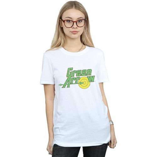 T-shirt Green Arrow Crackle Logo - Dc Comics - Modalova