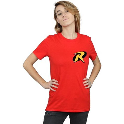 T-shirt Batman Robin Logo - Dc Comics - Modalova
