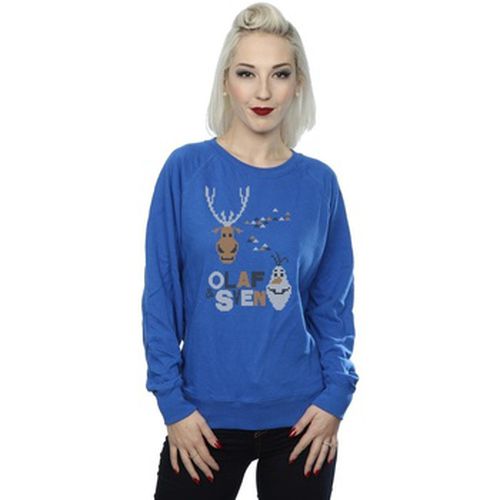 Sweat-shirt Frozen Christmas Olaf And Sven - Disney - Modalova