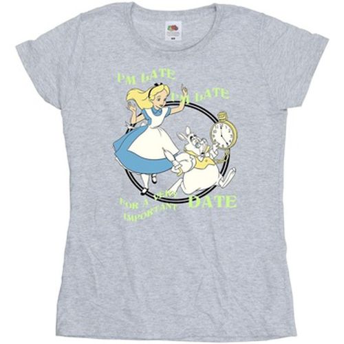 T-shirt Alice In Wonderland I'm Late - Disney - Modalova