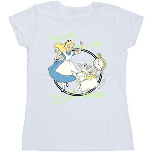 T-shirt Alice In Wonderland I'm Late - Disney - Modalova