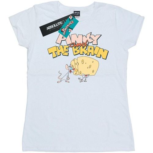T-shirt Pinky And The Brain Cheese Head - Animaniacs - Modalova