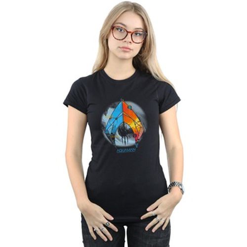 T-shirt Aquaman Tropical Logo - Dc Comics - Modalova