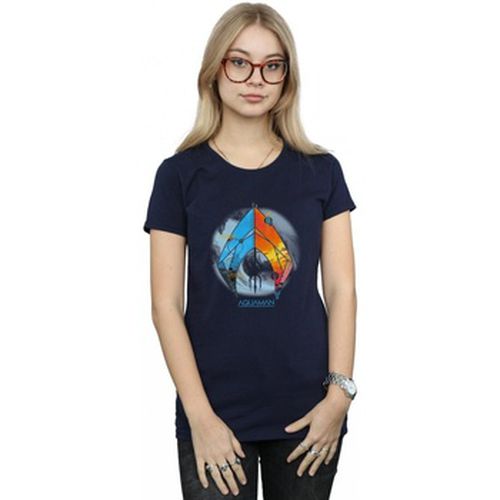 T-shirt Aquaman Tropical Logo - Dc Comics - Modalova