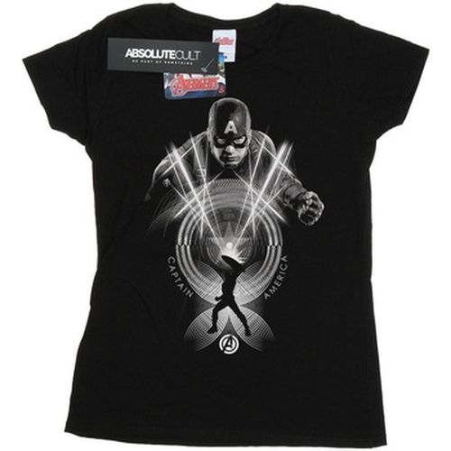 T-shirt Captain America Circle - Marvel - Modalova