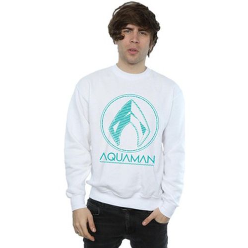 Sweat-shirt Aquaman Aqua Logo - Dc Comics - Modalova