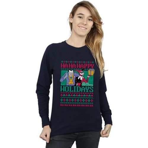 Sweat-shirt Ha Ha Happy Holidays - Dc Comics - Modalova