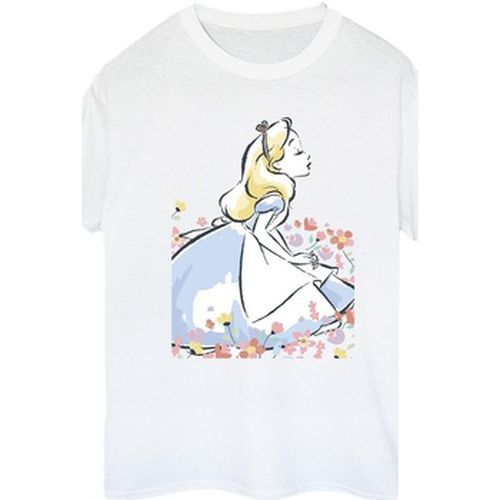 T-shirt Alice In Wonderland Sketch Flowers - Disney - Modalova
