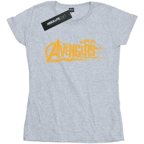 T-shirt Avengers Infinity War Orange Logo - Marvel - Modalova