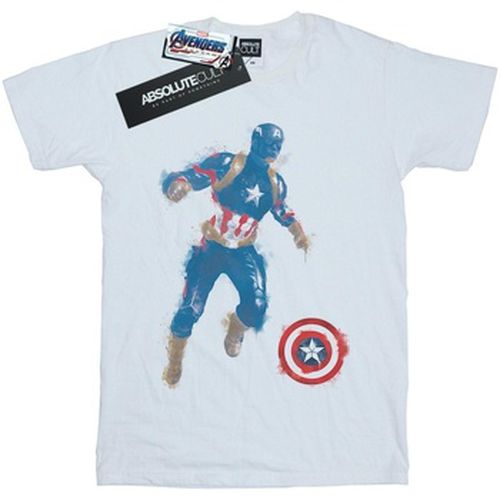 T-shirt Avengers Endgame Painted Captain America - Marvel - Modalova