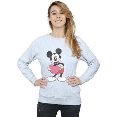 Sweat-shirt Mickey Mouse Valentine Heart - Disney - Modalova