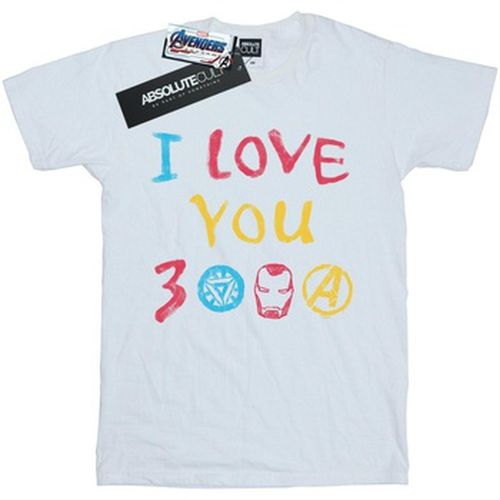 T-shirt Avengers Endgame I Love You 3000 Crayons - Marvel - Modalova