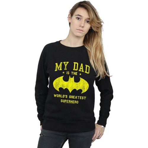 Sweat-shirt Batman My Dad Is A Superhero - Dc Comics - Modalova