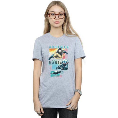 T-shirt Aquaman Character Tiles - Dc Comics - Modalova