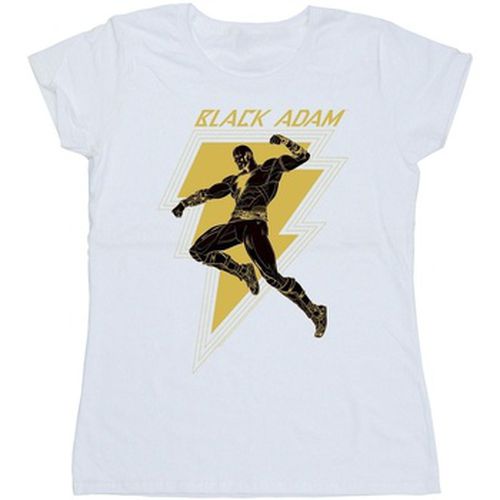 T-shirt Black Adam Golden Bolt Chest - Dc Comics - Modalova