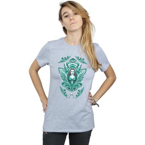 T-shirt Aquaman Mera Crest - Dc Comics - Modalova