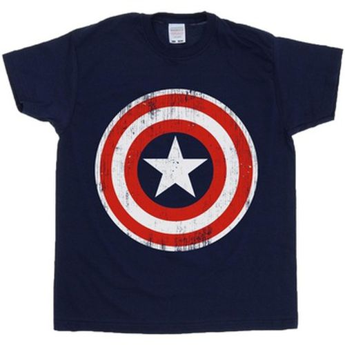 T-shirt Captain America Cracked Shield - Marvel - Modalova