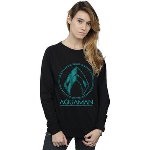 Sweat-shirt Aquaman Aqua Logo - Dc Comics - Modalova