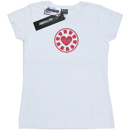 T-shirt Avengers Endgame I Love You 3000 Tony Stark Heart - Marvel - Modalova