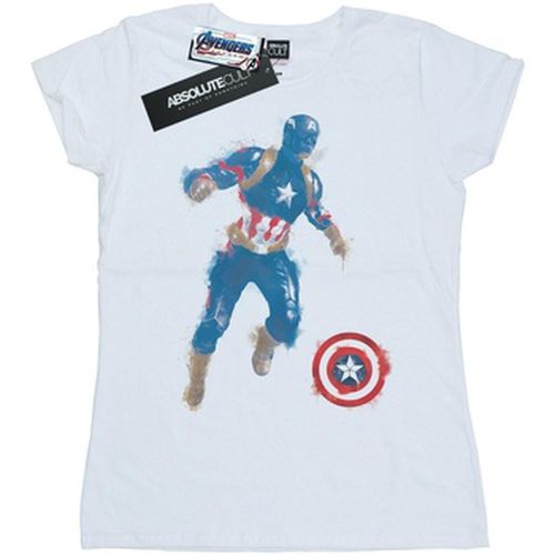 T-shirt Avengers Endgame Painted Captain America - Marvel - Modalova