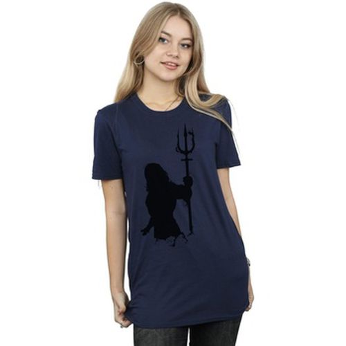 T-shirt Aquaman Mono Silhouette - Dc Comics - Modalova