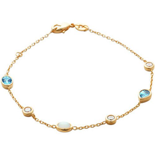 Bracelets Bracelet plaqué or bleu OZ - Brillaxis - Modalova