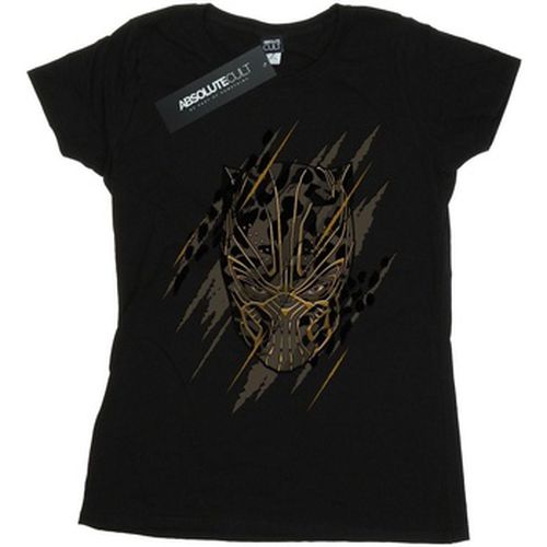 T-shirt Black Panther Gold Head - Marvel - Modalova
