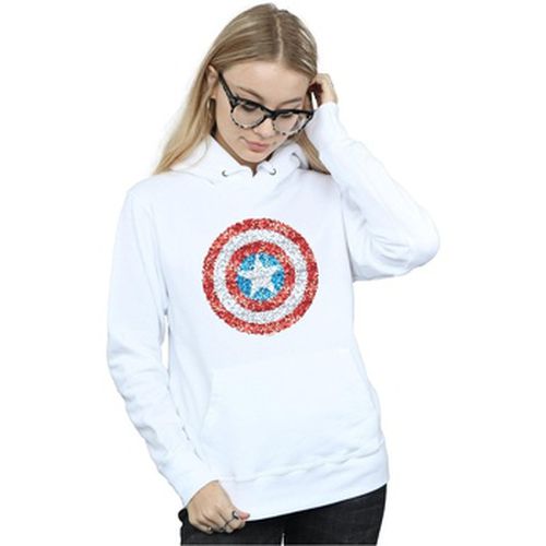 Sweat-shirt Captain America Pixelated Shield - Marvel - Modalova