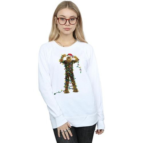 Sweat-shirt Chewbacca Christmas Lights - Disney - Modalova