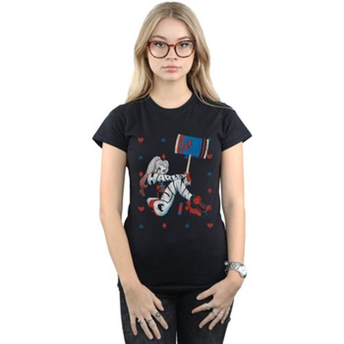 T-shirt Harley Quinn Playing Card Suit - Dc Comics - Modalova