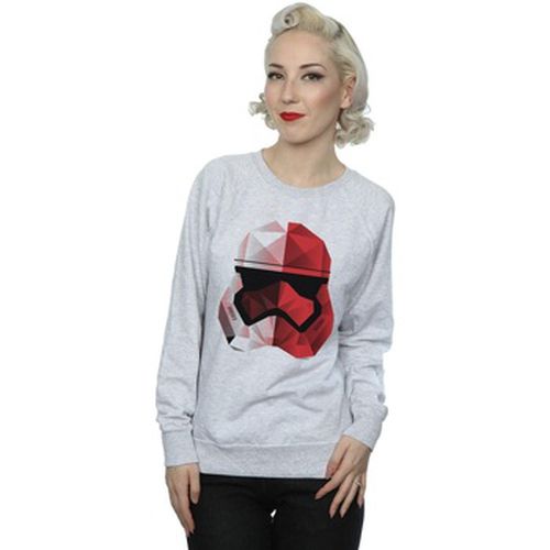 Sweat-shirt The Last Jedi Stormtrooper Red Cubist Helmet - Disney - Modalova