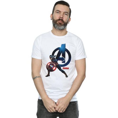 T-shirt Captain America Pose - Marvel - Modalova