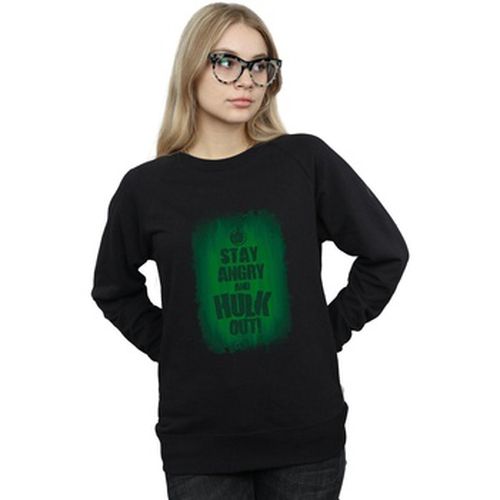 Sweat-shirt Marvel Hulk Stay Angry - Marvel - Modalova