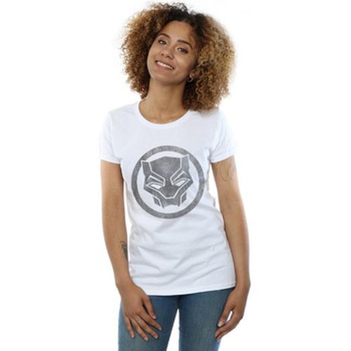 T-shirt Black Panther Distressed Icon - Marvel - Modalova