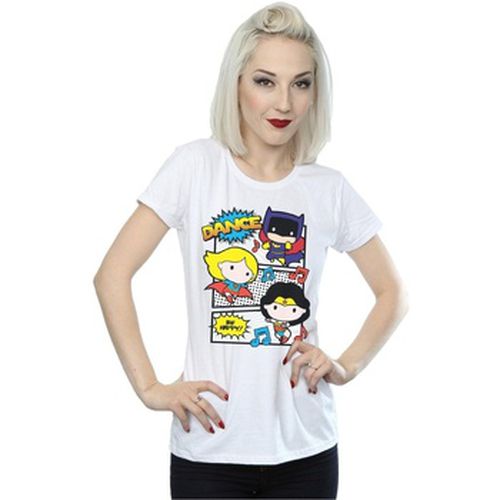 T-shirt Chibi Super Friends Dance - Dc Comics - Modalova