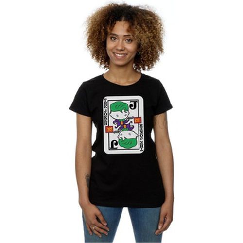 T-shirt Chibi Joker Playing Card - Dc Comics - Modalova