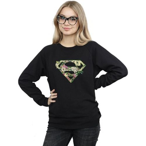 Sweat-shirt Supergirl Floral Shield - Dc Comics - Modalova