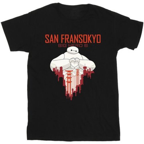 T-shirt Big Hero 6 Baymax San Fransokyo Heart - Disney - Modalova