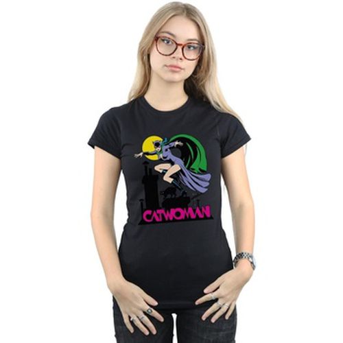 T-shirt Catwoman Text Logo - Dc Comics - Modalova