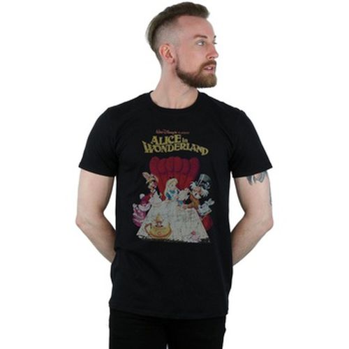 T-shirt Alice In Wonderland Retro Poster - Disney - Modalova