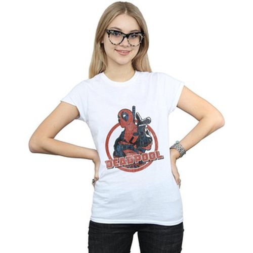 T-shirt Marvel Deadpool Gun Finger - Marvel - Modalova