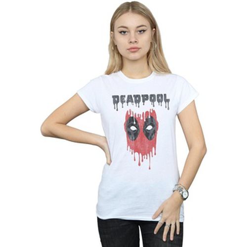 T-shirt Deadpool Dripping Head - Marvel - Modalova