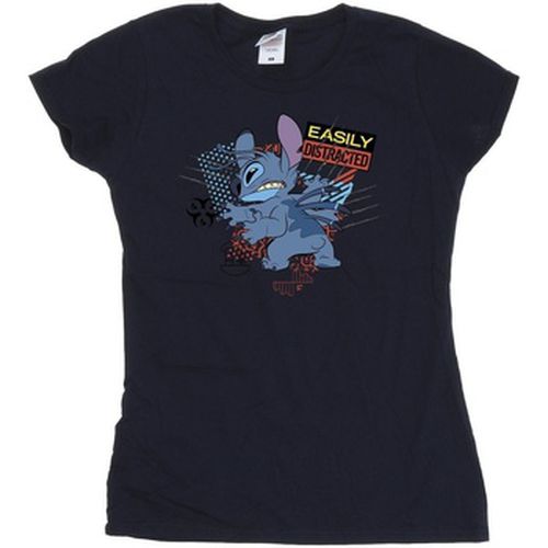 T-shirt Lilo And Stitch Easily Distracted - Disney - Modalova