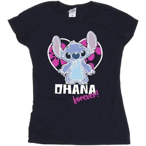 T-shirt Lilo And Stitch Ohana Forever Heart - Disney - Modalova