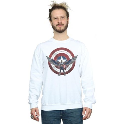 Sweat-shirt Falcon And The Winter Soldier Captain America Shield Pose - Marvel - Modalova