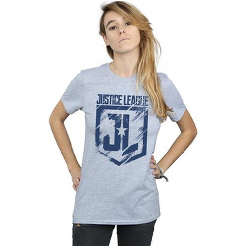 T-shirt Justice League Movie Indigo Logo - Dc Comics - Modalova
