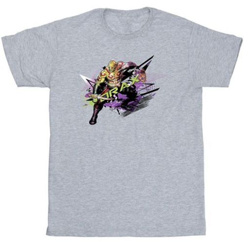 T-shirt Guardians Of The Galaxy Abstract Drax - Marvel - Modalova