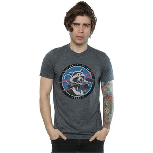 T-shirt Guardians Of The Galaxy Rocket Emblem - Marvel - Modalova